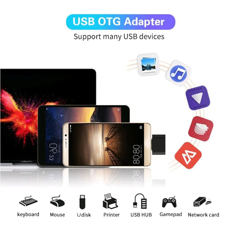 Typec męski do USB-A 2.0 OTG Adapter do przesyłania danych do telefonu Samsung Tablet złącze do Xiaomi Redmi Huawei konwerter USB-C