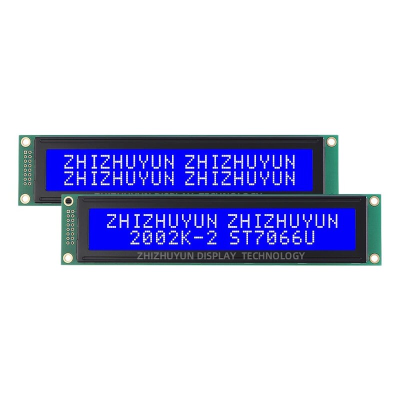 Módulo de pantalla LCD de gran tamaño, controlador ST7066U, película gris, luz blanca, texto negro, 2002K-2, 202, 20X2, 2002, 2002A