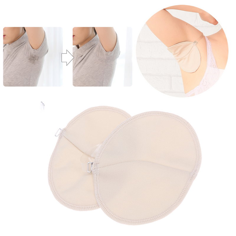 2 Pair Dress Romper for Women Evening Gowns Formal Absorb Sweat Armpit Sweat Pads Washable