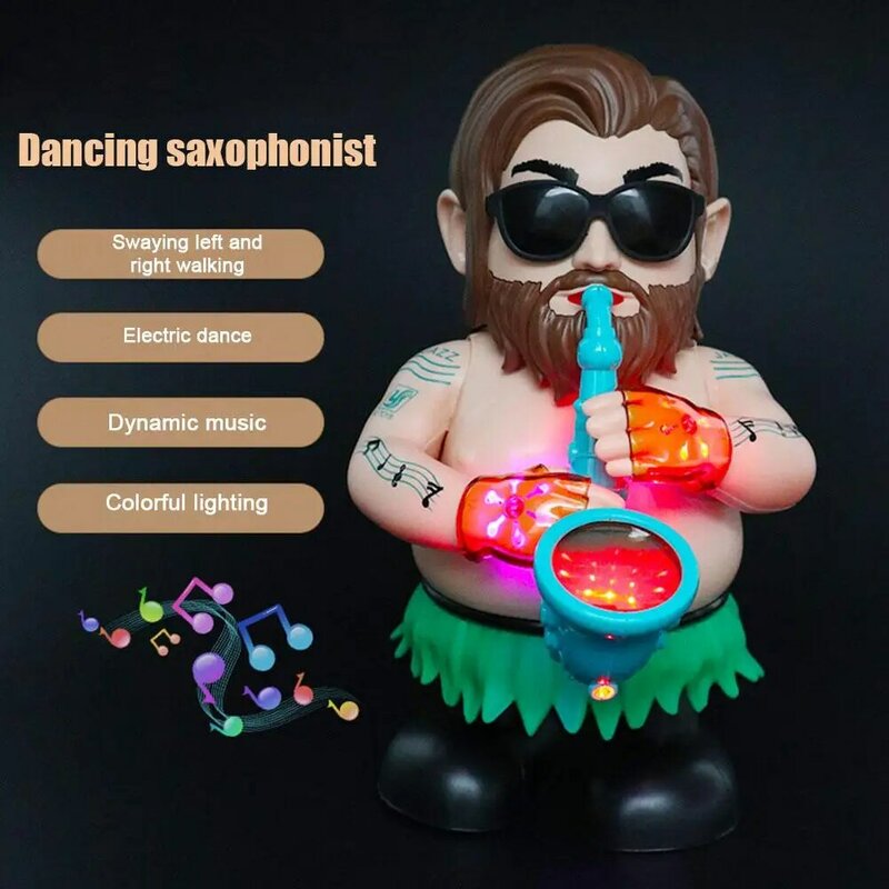 Juguete de saxofón para cantar, divertido reproductor Musical, juguete interactivo para retorcer, A1d4