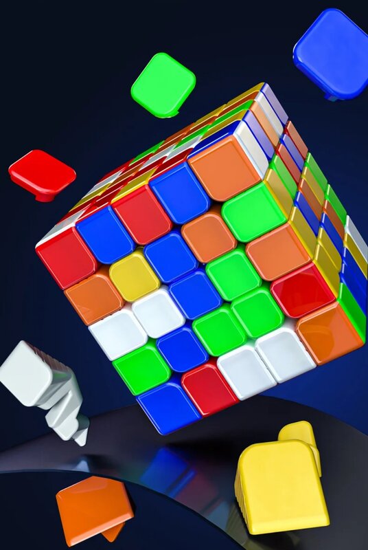 Qiyi Hong 5x5 Cube XMD 5x5 Magic Cube 5Layers Speed Cube Profesjonalne zabawki logiczne dla dzieci Prezent dla dzieci Zabawka UV Cubo