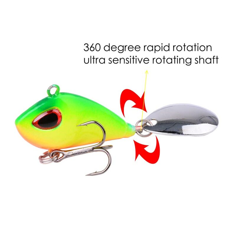Winter Metal Vib Wobbler For Fishing Lure Tackle Spinner Sinking Vibrotail Crankbait Tail Rotating Spoon Artificial Bait Hard