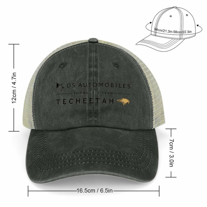 DS Techeetah Logo E, topi koboi, topi memancing, pakaian Golf kustom untuk pria dan wanita