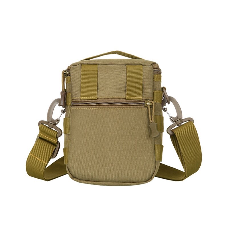 Уличная поясная сумка, многофункциональная сумка для сотового телефона, спортивное снаряжение для активного отдыха, коричнево-желтая