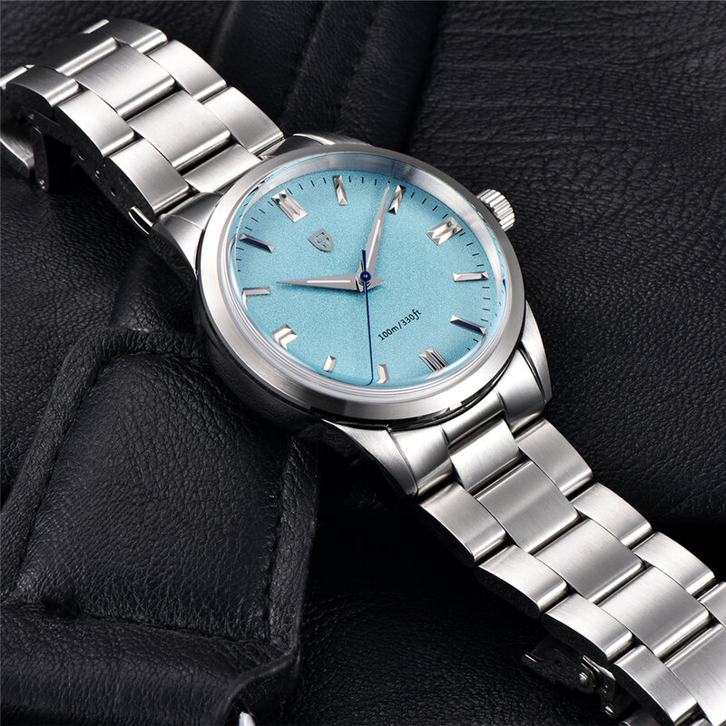 PAGANI DESINI jam tangan kasual pria, arloji Quartz kaca safir Stainless Steel tahan air untuk lelaki Reloj Hombre PD1731
