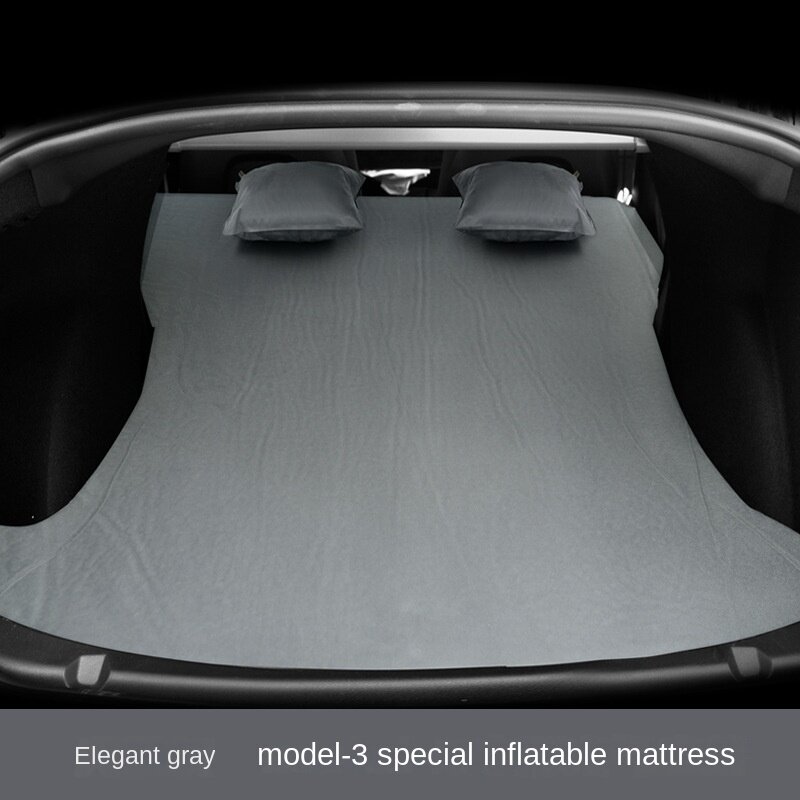Dla Tesla Camping Kit Materac dmuchany Model 3 & Y Nadmuchiwane zamszowe łóżko samochodowe do podróży na świeżym powietrzu i odpoczynku podczas snu Piesze wycieczki