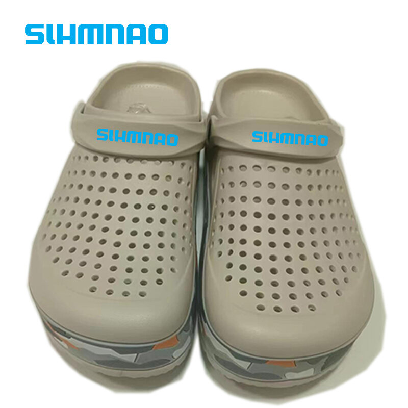 Thick Soled Fishing Hole Shoes for Men's Summer Outerwear, 2024 New Beach Anti Slip Beach Headband Sandals for Men's Wear