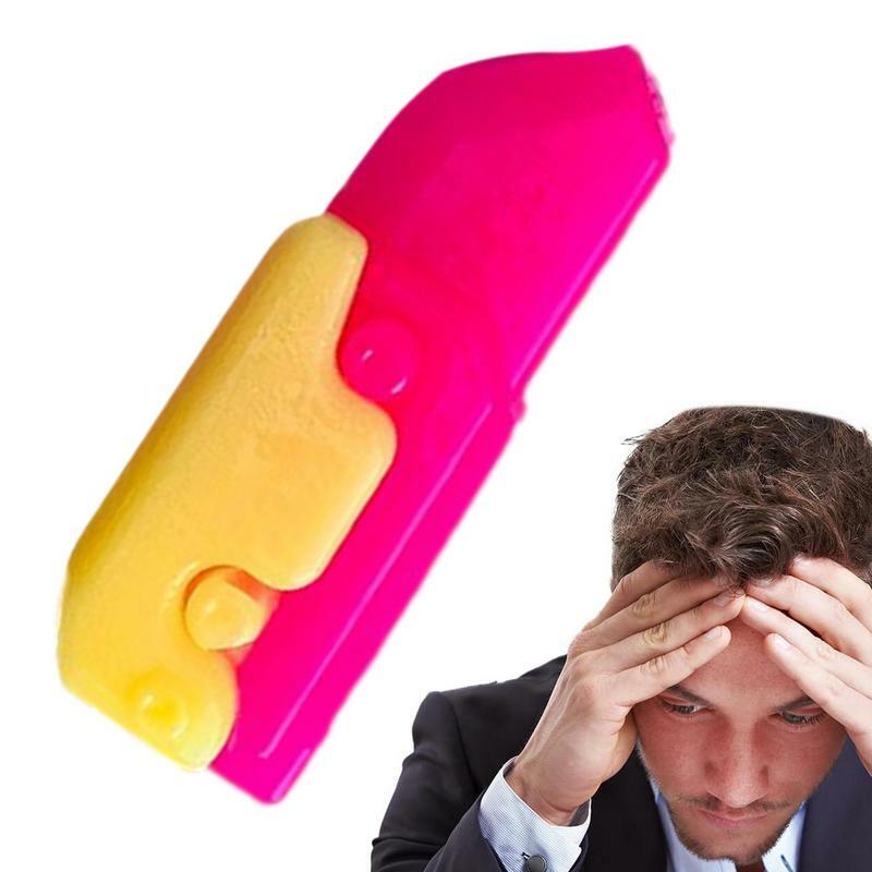 Cuchillos Antiestrés con estampado 3D para aliviar el estrés, juguetes para apretar, bolas para aliviar el estrés facial