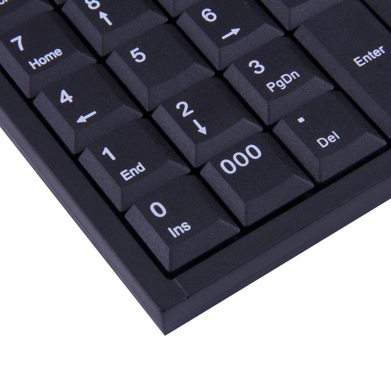 Mini USB teclado numérico sem fio, teclado numérico, Windows XP, 7, 8, Acessórios de computador, PC, 2 pcs, 2,4 GHz, 19 chaves, vender