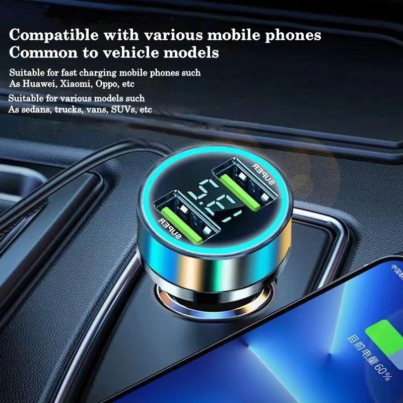 240W Voor Benz Bmw Audi Mini Autolader 12-24V Lichter Snel Opladen Carusb Typec Oplader Voor Xiaomi Samsung Huawei Iphone Power