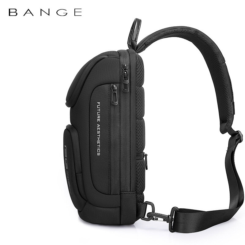 BANGE-Bolso de mensajero de gran capacidad para hombre, mochila ultraligera y portátil con múltiples bolsillos, impermeable, de viaje, para iPad de 9,7 pulgadas