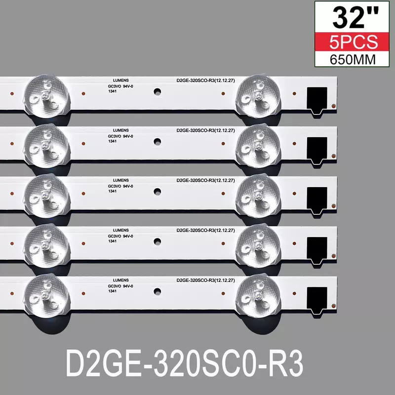 Untuk Samsung sung Ue32f5000 D2GE-320SCO-R3 650MM D2GE-320SC1-R0 655MM backlight lampu latar 9LED 32 inc