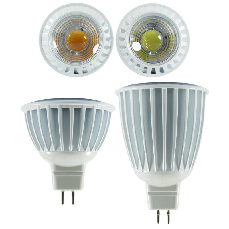Lámpara de aluminio Super COB para el hogar, foco Led MR16 de 5W, 9W, 12v y 24v, de alta calidad, para oficina, centro comercial y habitación