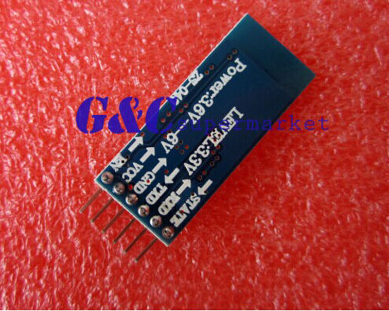 Placa Base de interfaz de 1 piezas, transceptor Serial, módulo Bluetooth para HC05 HC06