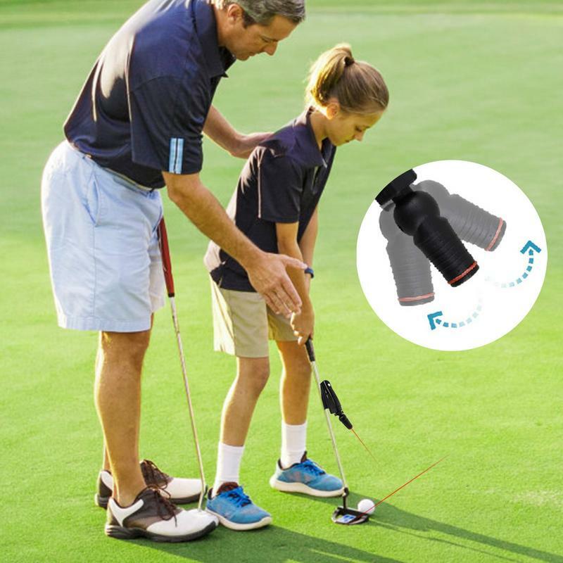 多機能ゴルフputter sight、ポータブルトレーニングチェック、ブラックputterレーザー、補正ツール、ゴルフアクセサリー