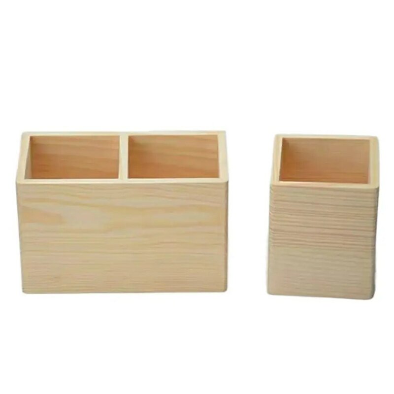 Caja de almacenamiento de escritorio con Control remoto para cosméticos y joyas, soporte para bolígrafos, organizador de papelería, 1/2 cuadrículas
