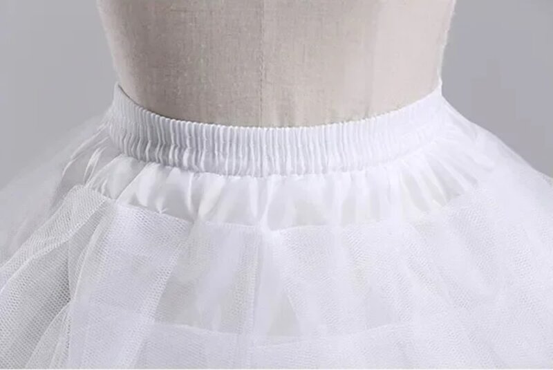 Nova marca crianças petticoats para formal/vestido da menina de flor 3 camadas hoopless curto crinoline meninas/crianças/criança underskirt