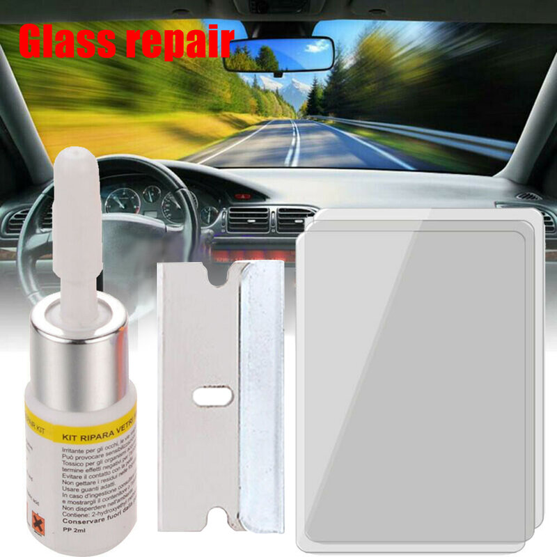 New Multipurpose Auto Window Cracked Glass Repair Recover Kit Windshield DIY-Tools Glass Scratch Car Wash & Maintenance Dropship