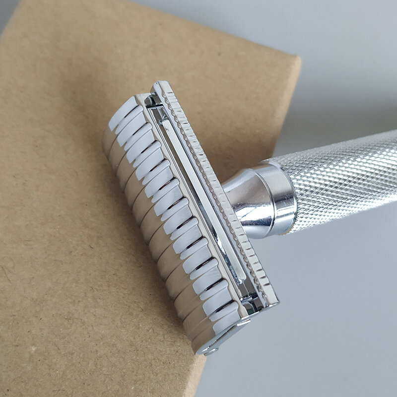 Dscosmetic-maquinilla de afeitar de doble filo, de aleación de Zinc, AX-SE