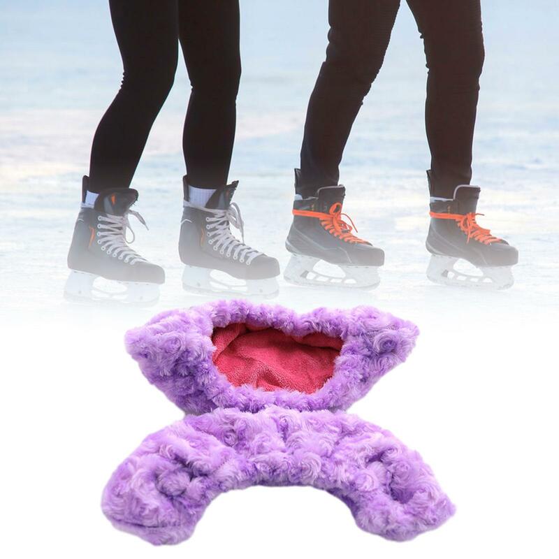 Copertura della lama di pattinaggio coperture per pattini protezioni in peluche coperture per lame per pattini da ghiaccio protezione per lame da Skate per pattini a rotelle, ragazze dei ragazzi