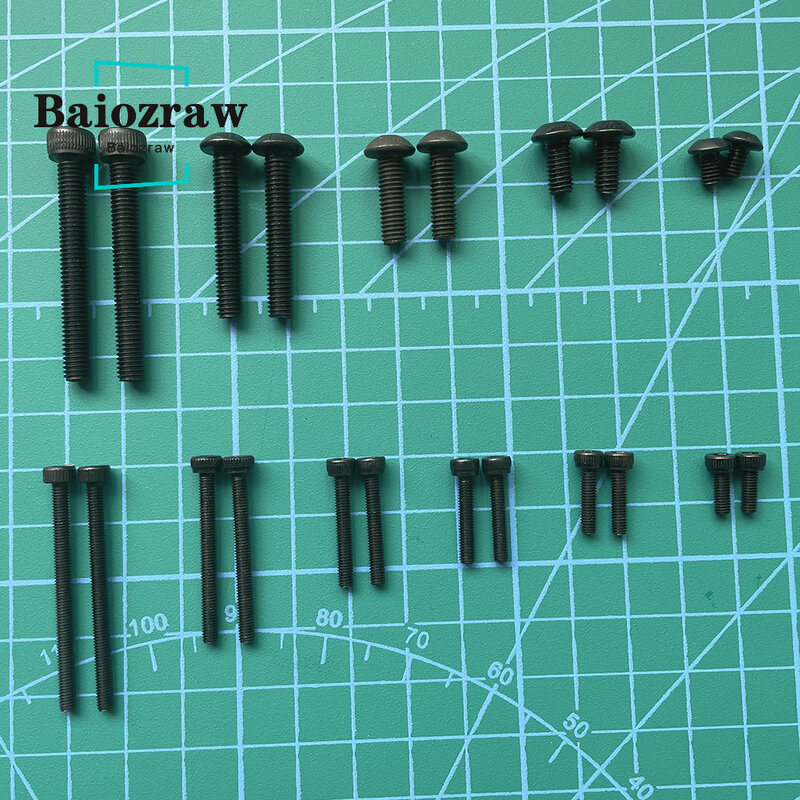 Nowe śruby do drukarek 3D pełny zestaw elementów złącznych DIY projekt śruby nakrętki pełny zestaw do części 2.4 Voron