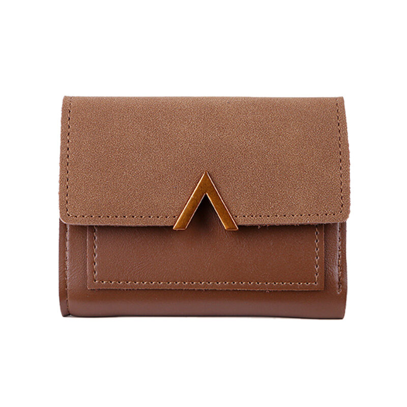 Matte Leather Small Women Wallet Mini Womens Wallets And Purses Short Female Coin Purse Credit Card Holder