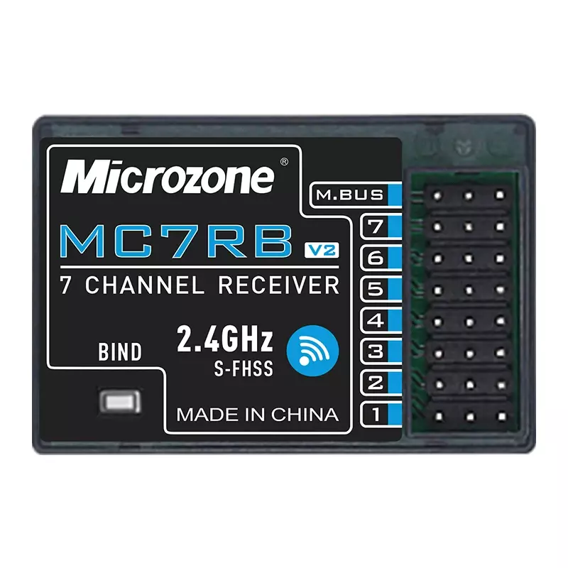 New Mc6c Remote Control Receiver Mc7rb-v2/mc6re-v2 Is Used For Radio-controlled Aircraft Toys Vehicle And Ship Models