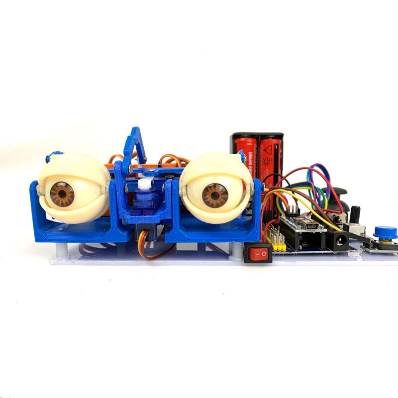 Controlador de ojo robótico para Arduino Robot Nano 6 DOF, Kit de bricolaje, biónico, impresión 3D SG90, código de código abierto