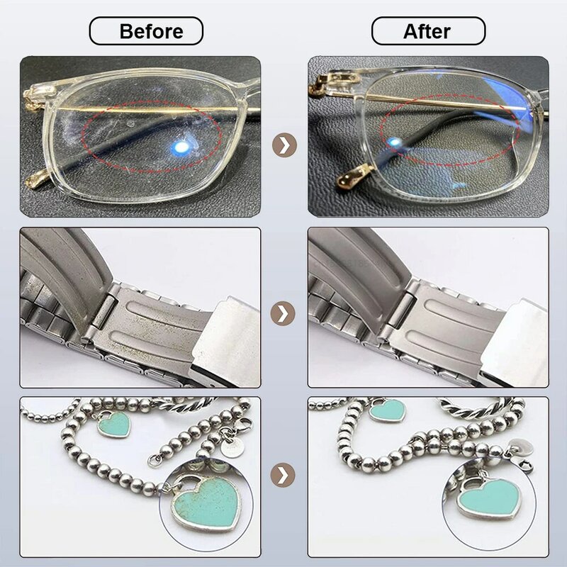 Ultrasonic Cleaner Ultrasonic Glasses Jewelry Cleaner 35W Ultrasonic Cleaning Machine Ultrasound Washing Bath For Glasses 500ML