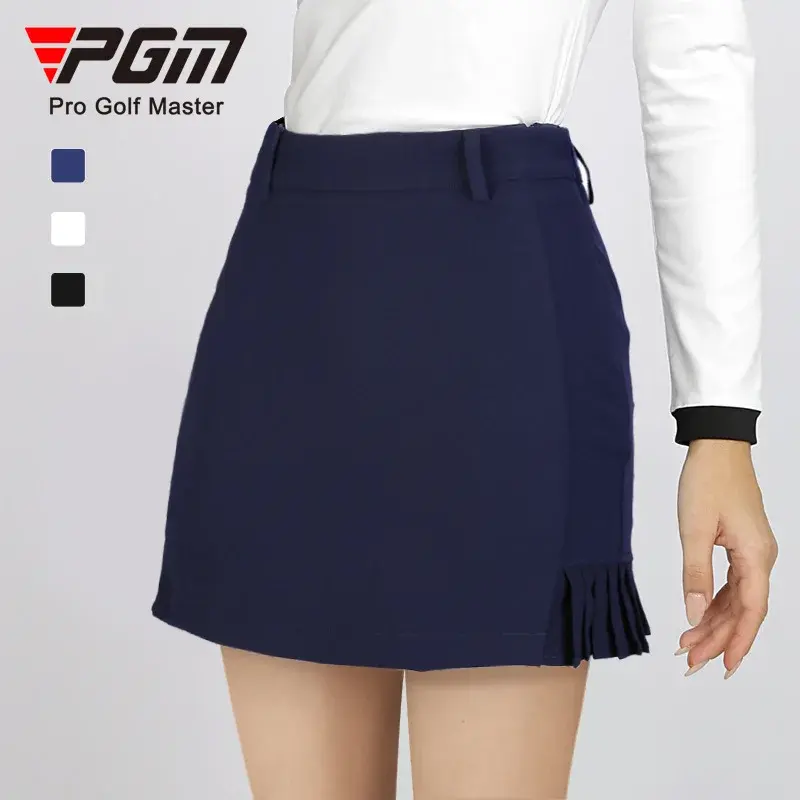 PGM-Falda corta de Golf para mujer, vestido plisado de verano, dobladillo trasero, suave, elástico, absorbente de humedad, secado rápido
