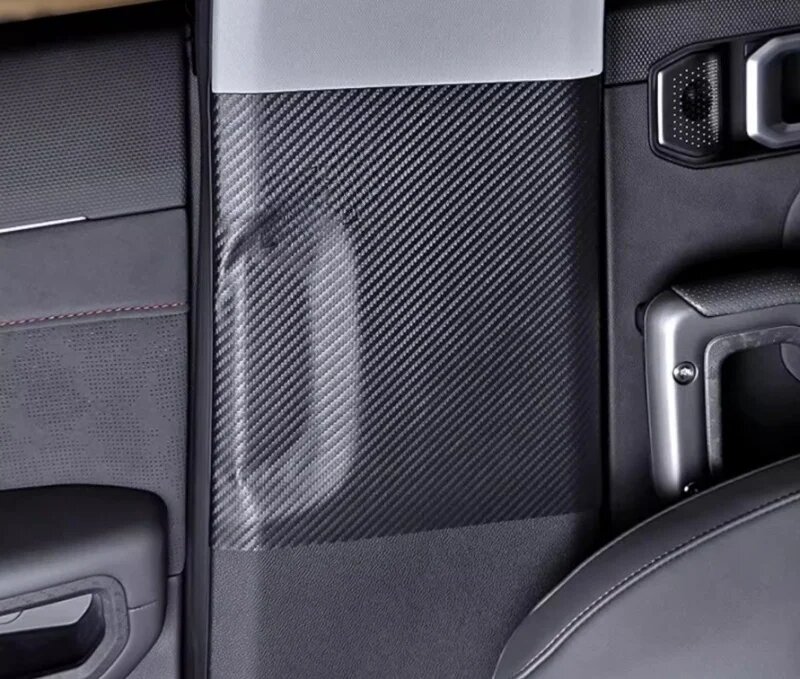 Almohadilla protectora del Pilar B del coche, accesorio para CHERY JETOUR Traveler T2 2023 2024, hebilla de cinturón de seguridad, almohadilla antiarañazos, pegatina de cuero