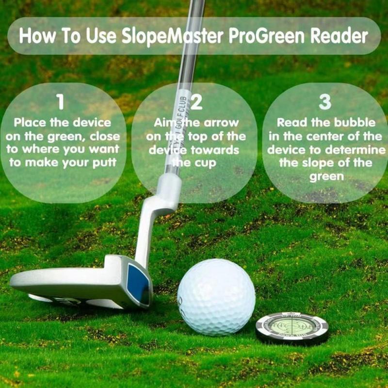 Golf Green Slope Reader Golf Hat Clip Ball Marker con Display in scala accessori da Golf per uomo pallina da Golf lettore verde nuovo