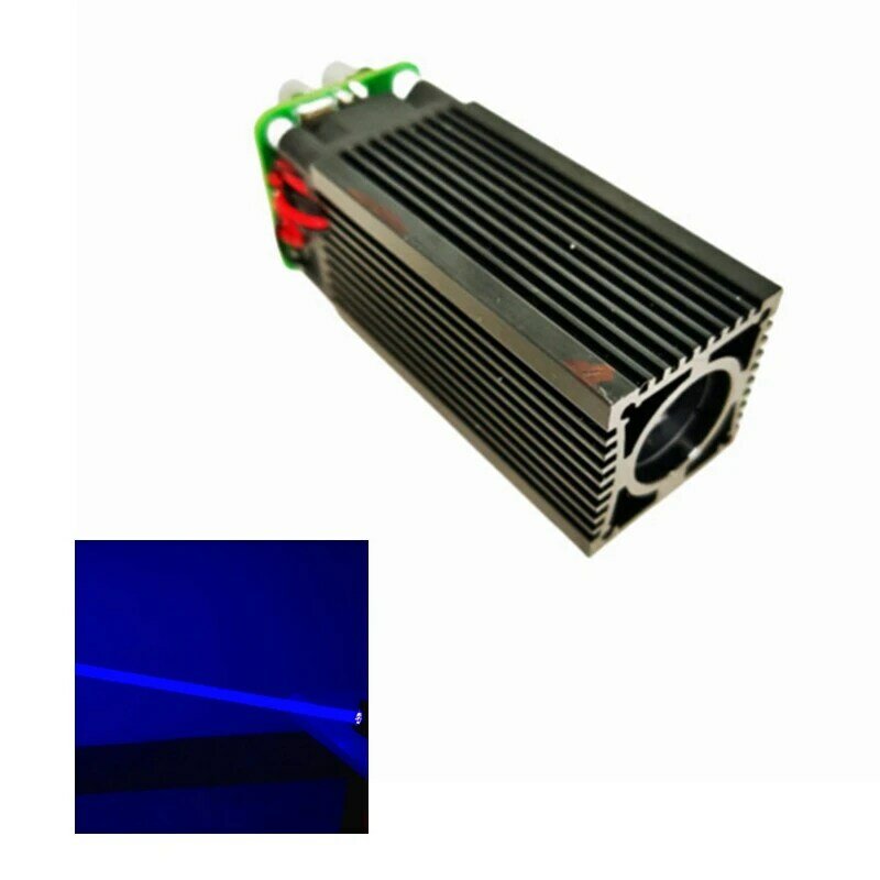 450nm 1.8W Blauw Vetstraal Laserdiode Module Grove Straal Laser Waarschuwingslicht