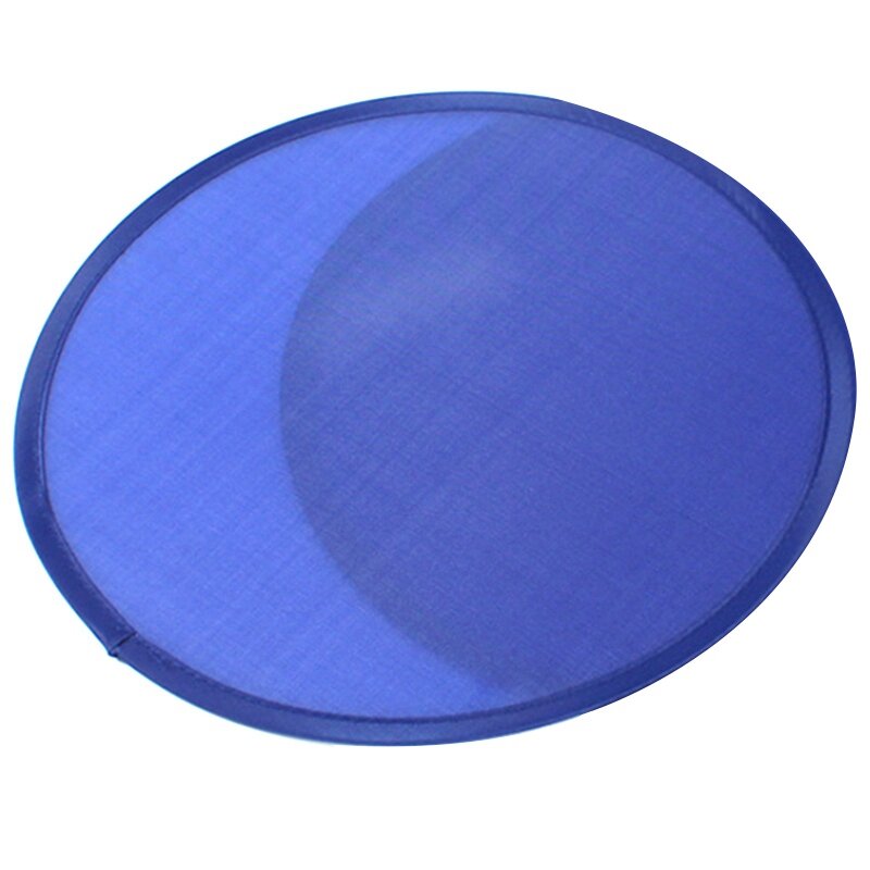 2X Foldable Round Fan-Blue