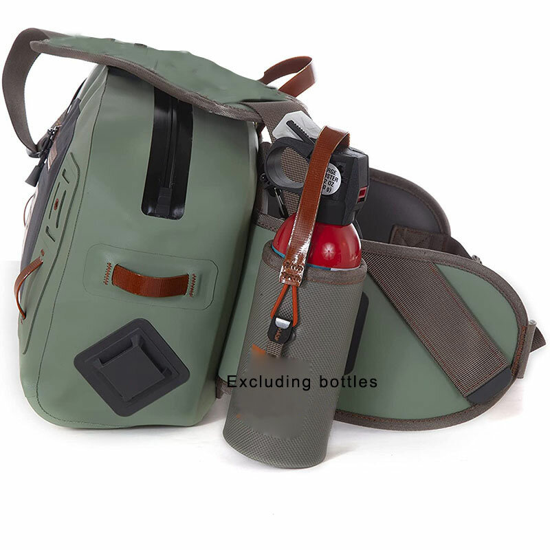 TPU hermético impermeável flutuante cintura seca pesca Tackle Bag, Hip Pack para caiaque ao ar livre rafting canoagem natação mergulho caça