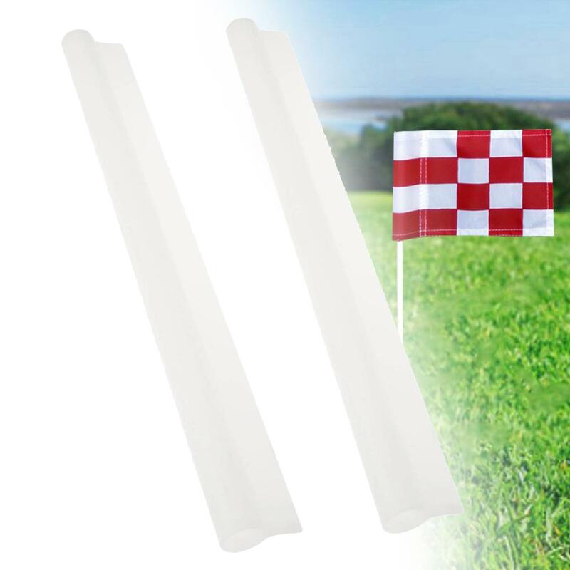 Golf Flag Tube Einsätze Ersatz 35,5 cm mit Löchern Flagge Herstellung liefert Golf Flag Näh rohre