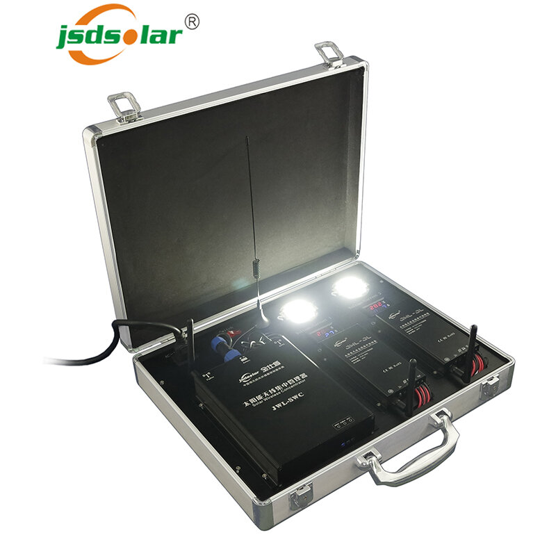 Zigbee Lora 무선 원격 모니터링 스마트 태양광 가로등 시스템, 데모 박스