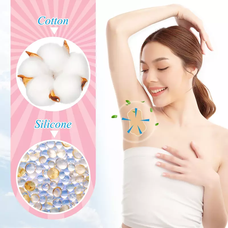 28 pz usa e getta ascellare donne forte assorbimento del sudore ascelle sudore adesivo Anti sudore pad ascellare assorbire Patch deodoranti