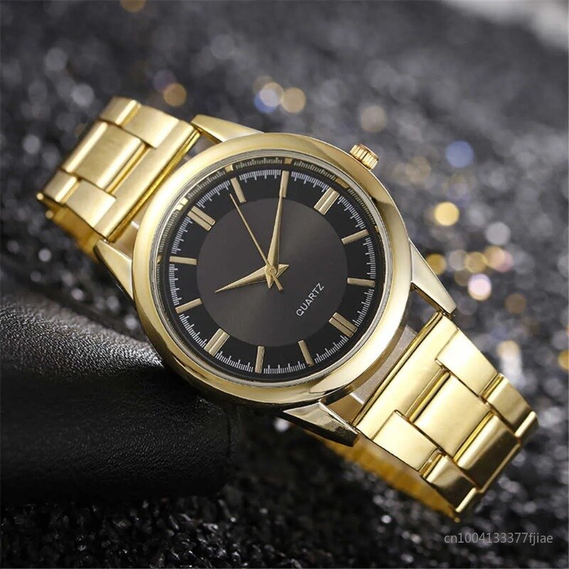 Montre à quartz décontractée en acier inoxydable pour homme, montre-bracelet, horloge masculine, marque de luxe, célèbre, 2024