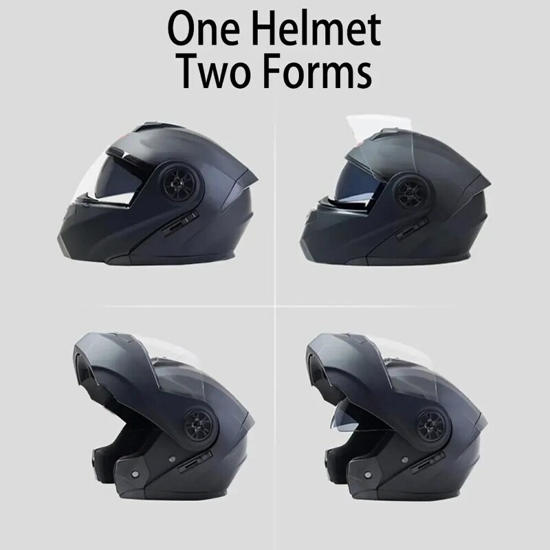 Caschi ribaltabili personalizzati a doppia lente Motocross Racing modulari Cascos Para Moto uomo donna moda casco Moto integrale