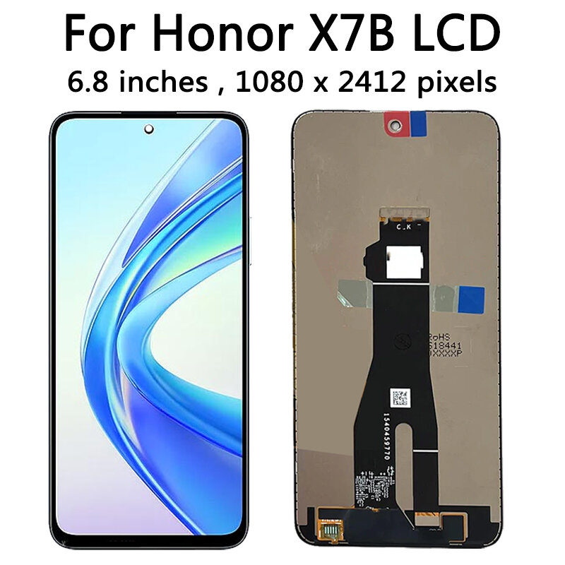 Substituição do visor LCD para Huawei Honor, Tela sensível ao toque, Montagem do digitalizador, CLK-LX1, CLK-LX2, CLK-LX3