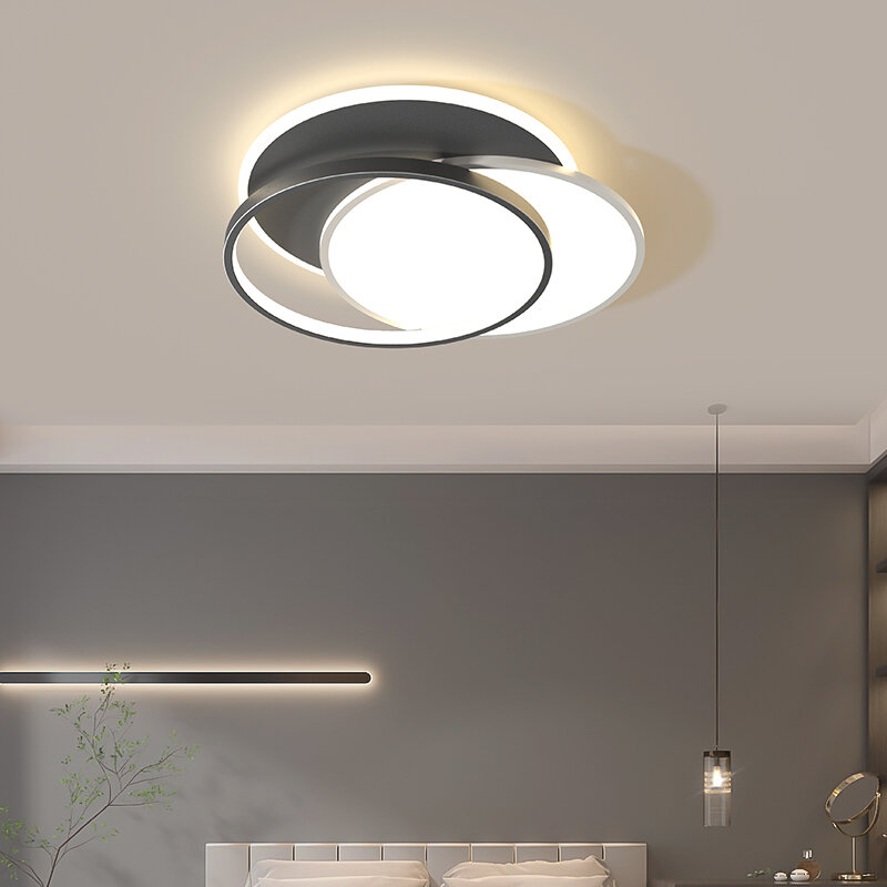 Moderne minimalist ische Wohnzimmer Decken leuchten minimalist ische intelligente ultra dünne LED-Haupt leuchte ganzes Haus Paket Augenschutz lampe