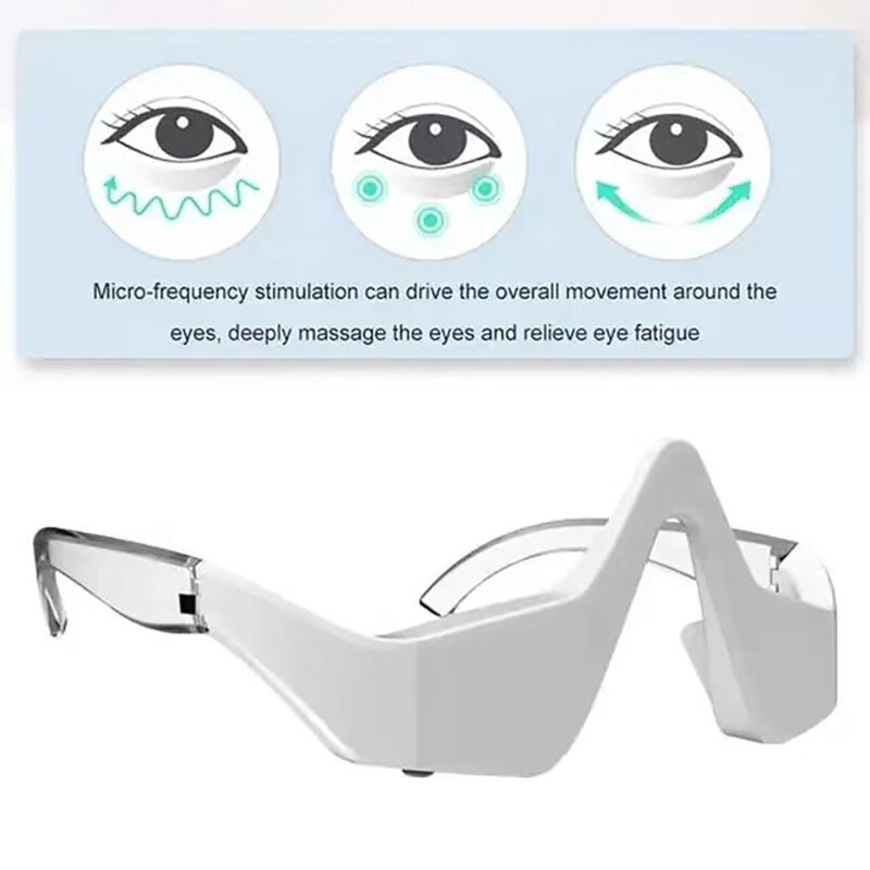 Dispositivo de belleza ocular 3D EMS Micro corriente LED luz roja para la piel de los ojos, eliminación de círculos negros, bolsas de ojos, Protector de ojos antiarrugas