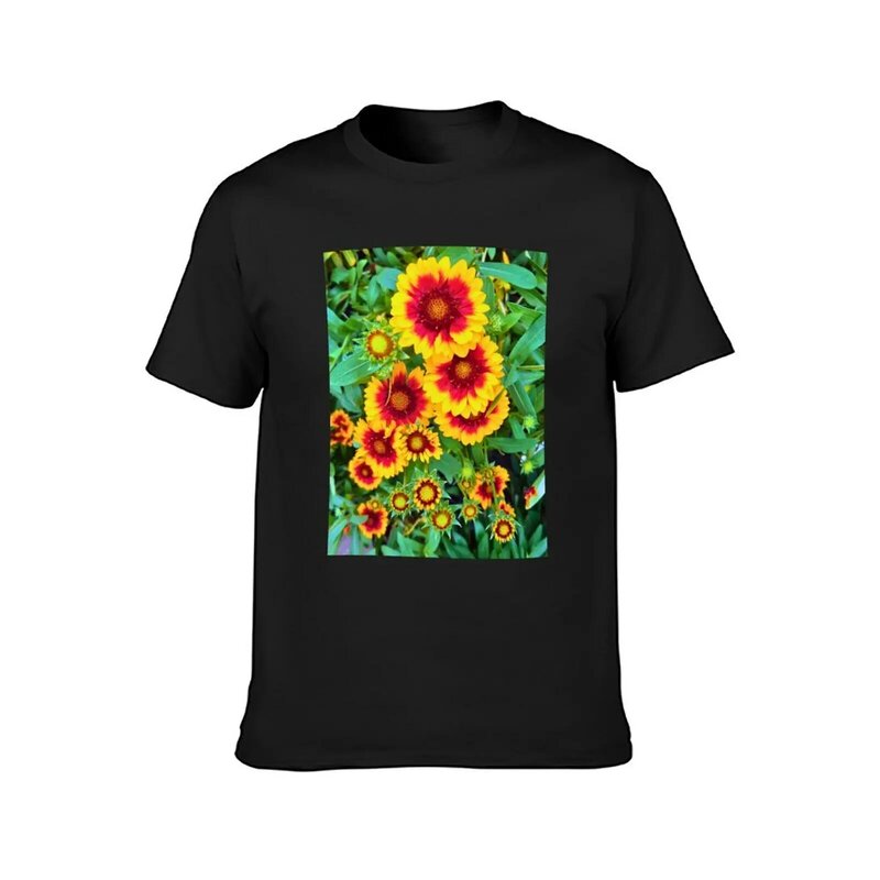 T-shirt gráfica Sunbursts masculina, roupa hippie, impressão animal dos meninos, peso pesado, camisetas lisas