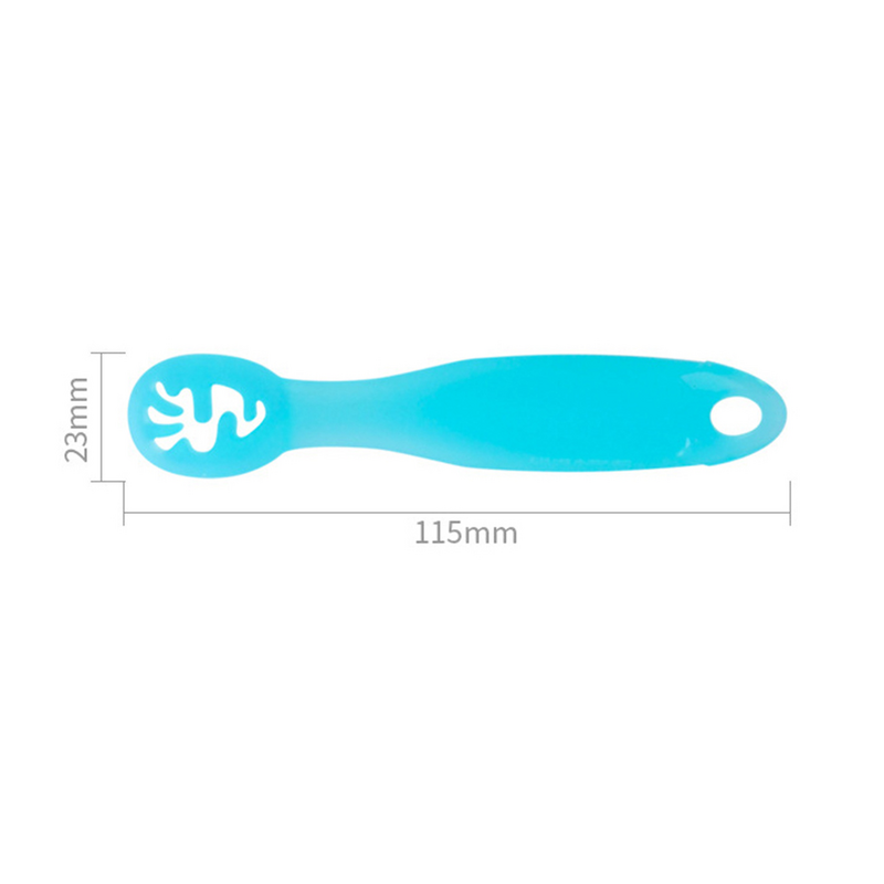 2 PCS Lick Spoon Flatware Safe Baby Utensils Dip Silicone Trainer Essential Silica Gel