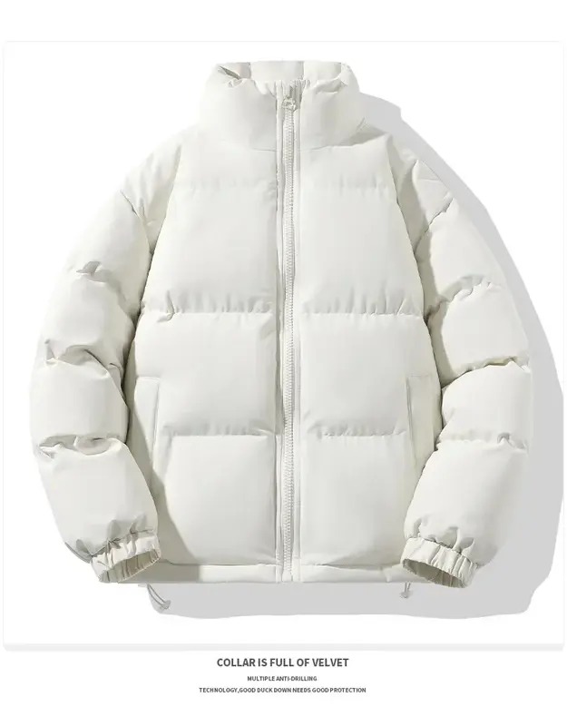 Chaqueta acolchada de algodón para hombre, abrigo informal grueso de alta calidad, tendencia de moda, invierno, novedad