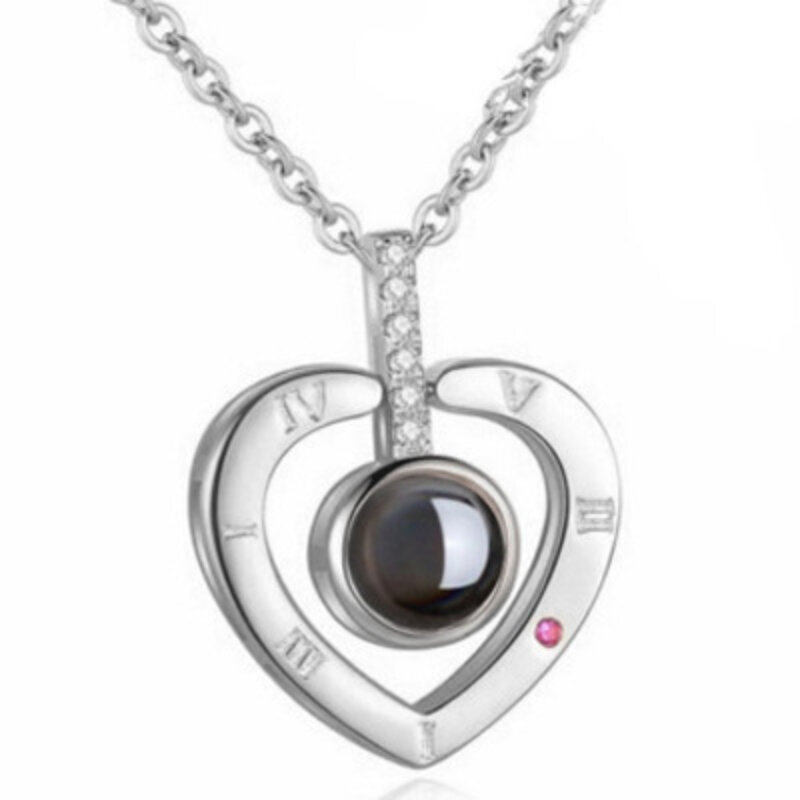 Медное ожерелье с новой проекцией, многоязычное ожерелье «Я люблю тебя», ювелирное изделие, подарок на день Святого Валентина, подвеска