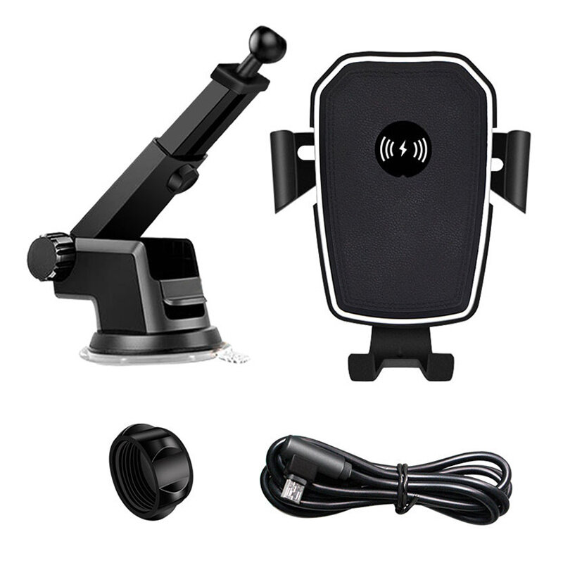 For IPhone Samsung Car Gravity Wireless Charger Mount Quick Charge Suction Cup Bracket Car Phone Holder Car Interior Accessories