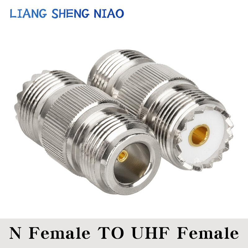1 szt. Złącze UHF PL259 SO239 do N złącze UHF żeńskie gniazdo do N wtyk żeński złącze koncentryczne RF prosty Adapter Crossover SL16 L16 N
