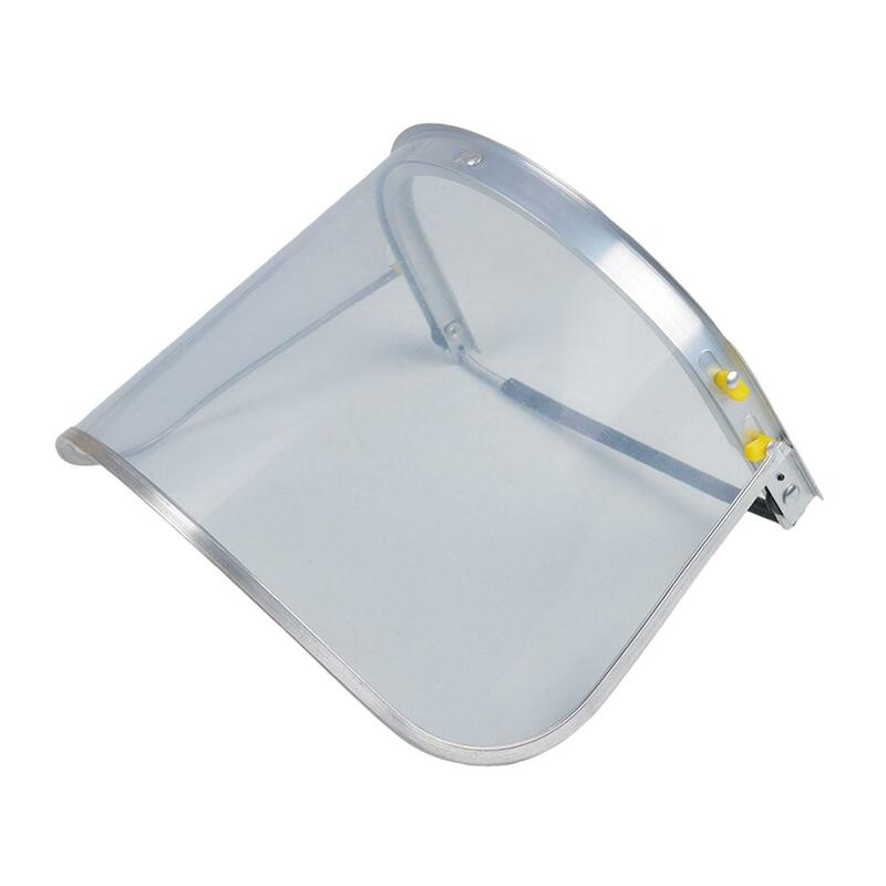 Replacement Face and Bracket PVC Visor for Hard Hat Protector when You Are Trimming Garden or Logging Sturdy Accessory